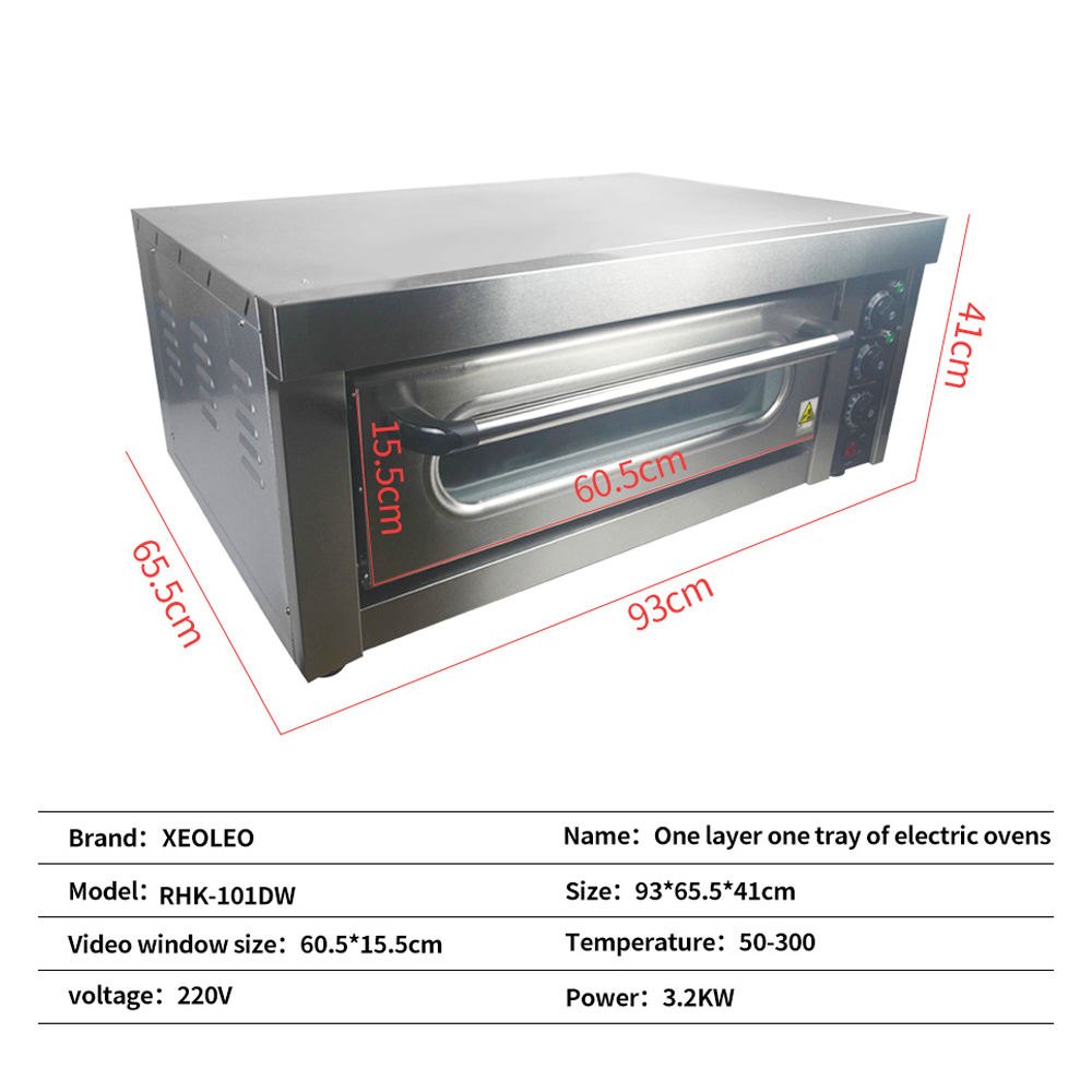 Electric Pizza Oven 1 Deck 1 Tray