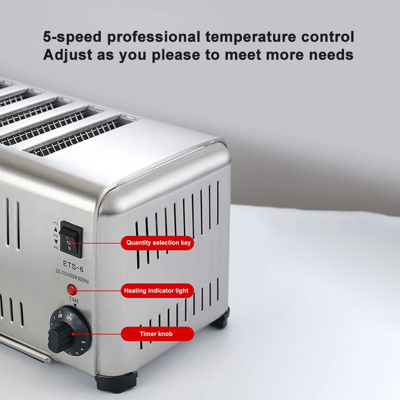 6 Slice Pop-up Toaster