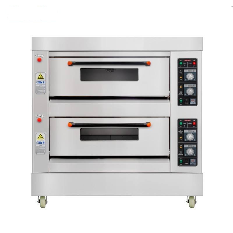 Gas Baking Oven 2 Deck 4 Tray