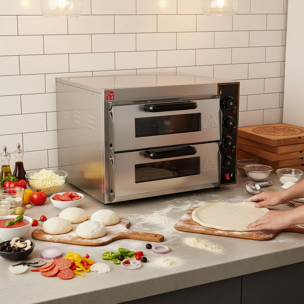 Electric Double Pizza Oven