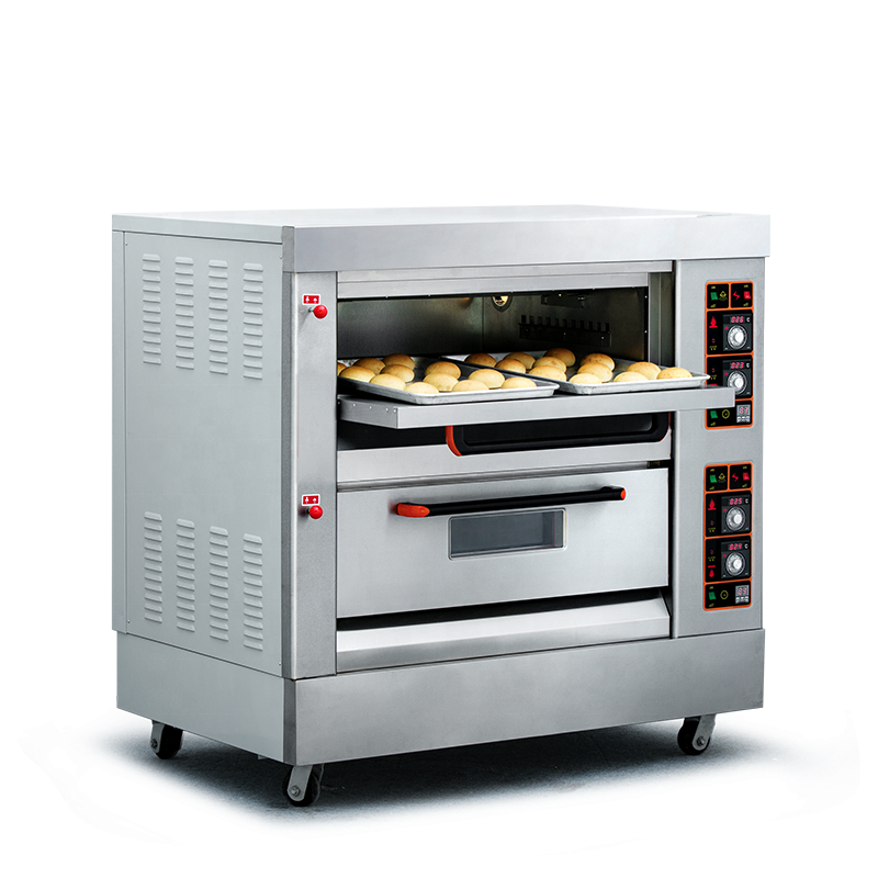 Gas Baking Oven 2 Deck 4 Tray