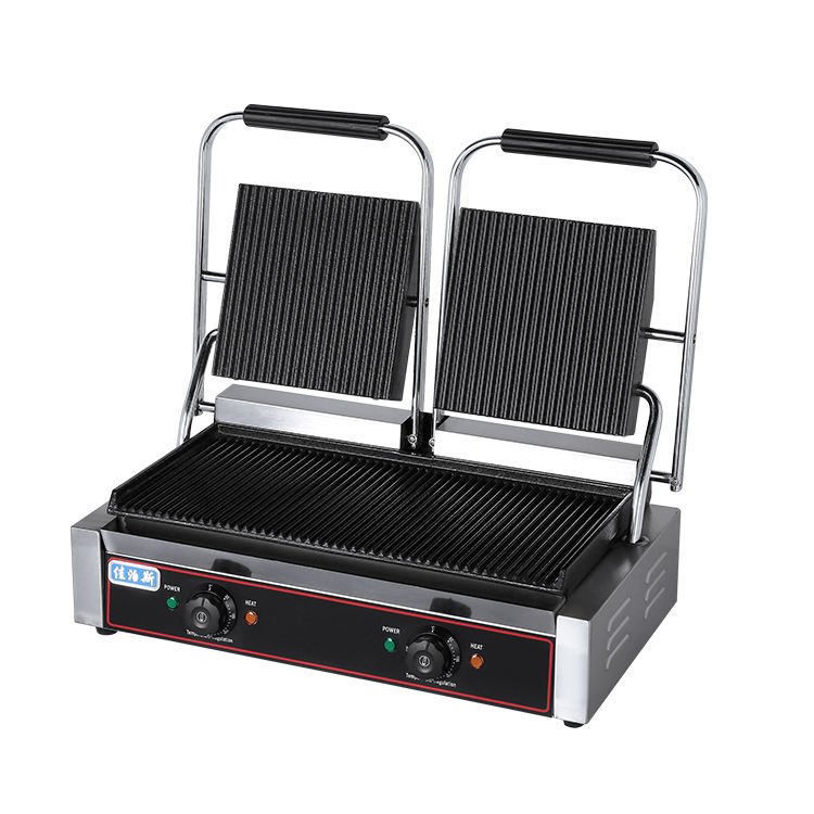 Commercial Contact Grill - Double Jumbo Plate