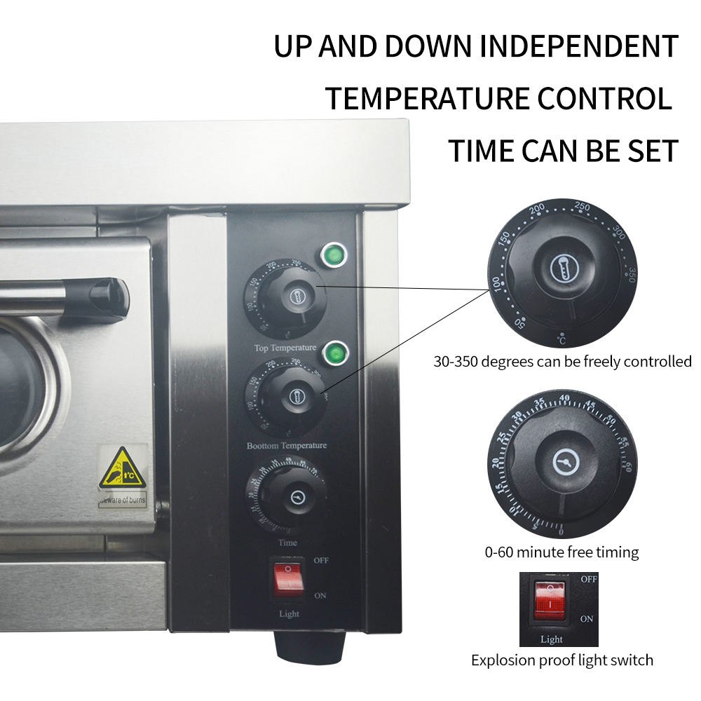 Electric Pizza Oven 1 Deck 1 Tray