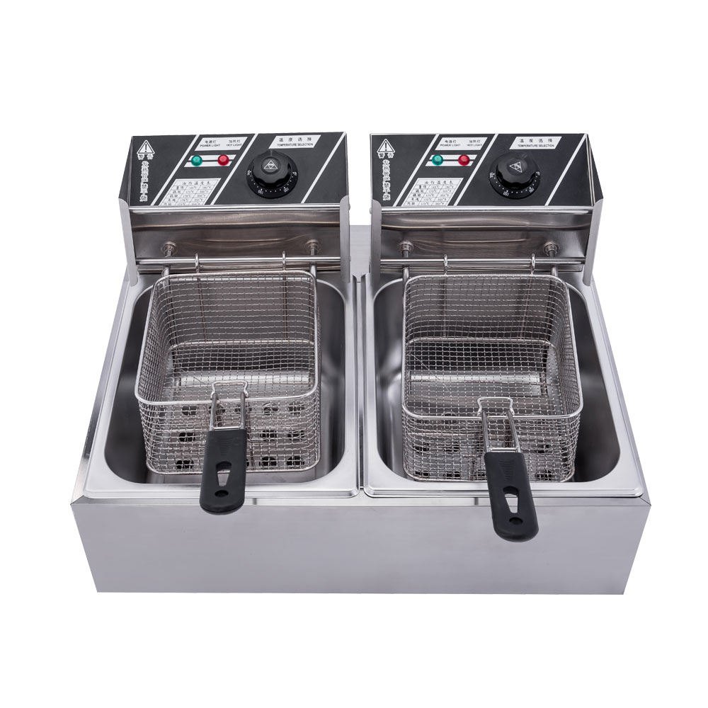 Electric Deep Fryer 6+6 Litre
