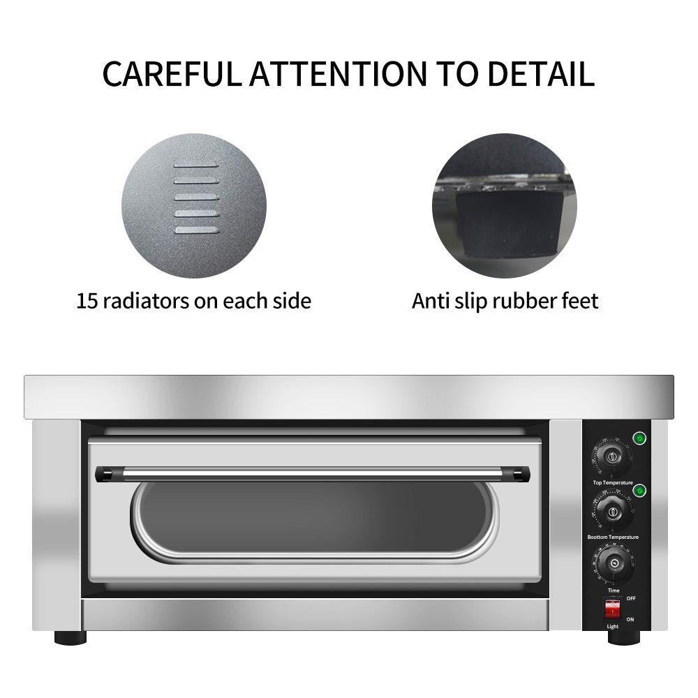 Electric Pizza Oven 1 Deck 1 Tray