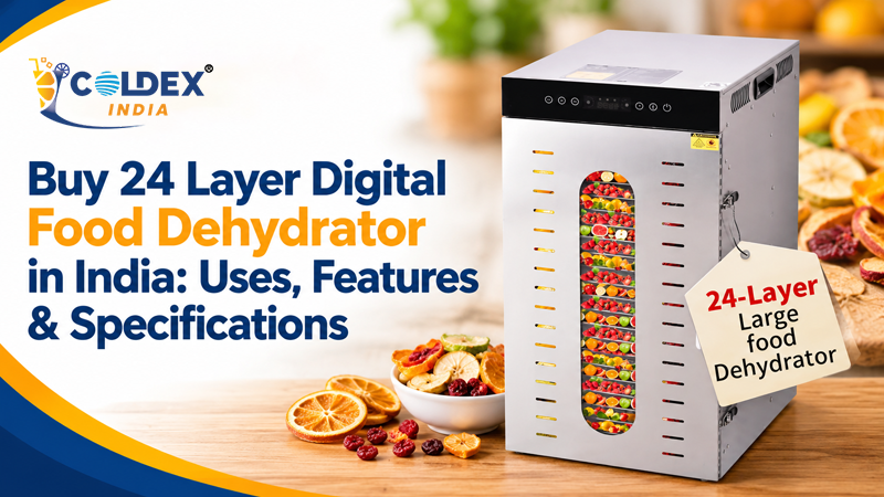 Buy 24 Layer Digital Food Dehydrator in India: Uses, Features & Specifications